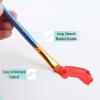 imageMr Pen Artist Paint Brushes for Acrylic Painting 10 pcs Soft Ochre Ergonomic Wooden Handle Synthetic Bristles in Different Sizes ampamp Shapes Watercolor BrushesBlue