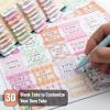 imageMr Pen Bible Tabs 120 pcs Garden Glory Laminated Bible Tabs for Women