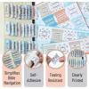 imageMr Pen Bible Tabs 120 pcs Pastel Mosaic Laminated Bible Tabs for Women and Men