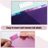 imageMr Pen Binder Dividers with Pockets and Tabs 2 Sets 8 PackSet Violet Fade 3 Ring Binder Dividers with Tabs and Pockets on Both Sides