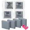 imageMr Pen Kneaded Erasers 10 Pack with Clear Cases Grey Kneaded Erasers for ArtistsGrey