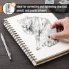 imageMr Pen Kneaded Erasers 10 Pack with Clear Cases Grey Kneaded Erasers for ArtistsGrey