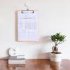 imageMr Pen Plastic Clipboard 125quot x 9quot 2 Pack Peach Blush Clipboard Plastic LowProfile Metal Clip with Retractable Hanging Hole