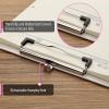 imageMr Pen Plastic Clipboard 125quot x 9quot 2 Pack Silk Cream Clipboard Plastic LowProfile Metal Clip with Retractable Hanging Hole