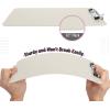 imageMr Pen Plastic Clipboard 125quot x 9quot 2 Pack Silk Cream Clipboard Plastic LowProfile Metal Clip with Retractable Hanging Hole