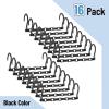 imageMr Pen Space Saving Hangers for Clothes 16 pcs Black Plastic Multi Clothes Hangers Space Saving 5 Slots 360 Rotating Hooks