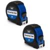 imageMr Pen Retractable Tape Measure 25 ft 2 Pack Sky Blue Steel Retractable Measuring Tape with FractionsDark Blue
