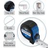 imageMr Pen Retractable Tape Measure 25 ft 2 Pack Sky Blue Steel Retractable Measuring Tape with FractionsDark Blue