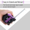 imageMr Pen Retractable Tape Measure 25 ft 2 Pack Sky Blue Steel Retractable Measuring Tape with FractionsPastel Purple