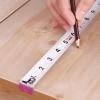 imageMr Pen Retractable Tape Measure 25 ft 2 Pack Sky Blue Steel Retractable Measuring Tape with FractionsPink