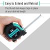 imageMr Pen Retractable Tape Measure 25 ft 2 Pack Sky Blue Steel Retractable Measuring Tape with FractionsTurquoise Blue
