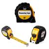 imageMr Pen Retractable Tape Measure 25 ft 2 Pack Sky Blue Steel Retractable Measuring Tape with FractionsYellowBlack