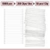 imageMr Pen Standard Tagging Gun Fasteners 2 Inch 10000 pcs White Tag Gun Refills