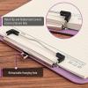 imageMr Pen Plastic Clipboard 125quot x 9quot 2 Pack Hot Pink Clipboard Plastic LowProfile Metal Clip with Retractable Hanging HoleLavender Mist