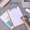 imageMr Pen Plastic Clipboard 125quot x 9quot 2 Pack Hot Pink Clipboard Plastic LowProfile Metal Clip with Retractable Hanging HoleOrange
