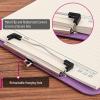 imageMr Pen Plastic Clipboard 125quot x 9quot 2 Pack Hot Pink Clipboard Plastic LowProfile Metal Clip with Retractable Hanging HolePastel Purple