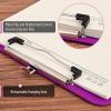imageMr Pen Plastic Clipboard 125quot x 9quot 2 Pack Hot Pink Clipboard Plastic LowProfile Metal Clip with Retractable Hanging HolePlush Purple