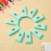 imageMr Pen Block Erasers for Pencils 24 pcs Chisel Design Neon Colored Pencil Erasers for Kids LatexFree No Smudge ampamp Paper TearGreen