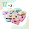 imageMr Pen Block Erasers for Pencils 24 pcs Chisel Design Neon Colored Pencil Erasers for Kids LatexFree No Smudge ampamp Paper TearPastel