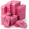 imageMr Pen Block Erasers for Pencils 24 pcs Chisel Design Neon Colored Pencil Erasers for Kids LatexFree No Smudge ampamp Paper TearPink