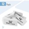 imageMr Pen Block Erasers for Pencils 24 pcs Chisel Design Neon Colored Pencil Erasers for Kids LatexFree No Smudge ampamp Paper TearWhite