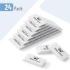 imageMr Pen Block Erasers for Pencils 24 pcs Chisel Design Neon Colored Pencil Erasers for Kids LatexFree No Smudge ampamp Paper TearWhite