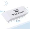 imageMr Pen Block Erasers for Pencils 24 pcs Chisel Design Neon Colored Pencil Erasers for Kids LatexFree No Smudge ampamp Paper TearWhite