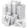 imageMr Pen Block Erasers for Pencils 24 pcs Chisel Design Neon Colored Pencil Erasers for Kids LatexFree No Smudge ampamp Paper TearWhite