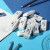 imageMr Pen Block Erasers for Pencils 24 pcs Chisel Design Neon Colored Pencil Erasers for Kids LatexFree No Smudge ampamp Paper TearWhite