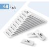 imageMr Pen Block Erasers for Pencils 24 pcs Chisel Design Neon Colored Pencil Erasers for Kids LatexFree No Smudge ampamp Paper TearWhite