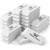 imageMr Pen Block Erasers for Pencils 24 pcs Chisel Design Neon Colored Pencil Erasers for Kids LatexFree No Smudge ampamp Paper TearWhite
