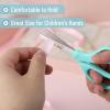 imageMr Pen Kids Scissors 6 Pack 5 Inch Blush Bloom Color Ages 4 Stainless Steel Blunt Tip ampamp Ergonomic Plastic Handle Right ampamp Left Handed Safety Scissors for Kids Ages 68 School ampamp PreschoolTropical Candy