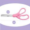 imageMr Pen Kids Scissors 6 Pack 5 Inch Blush Bloom Color Ages 4 Stainless Steel Blunt Tip ampamp Ergonomic Plastic Handle Right ampamp Left Handed Safety Scissors for Kids Ages 68 School ampamp PreschoolBlush Bloom