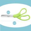 imageMr Pen Kids Scissors 6 Pack 5 Inch Blush Bloom Color Ages 4 Stainless Steel Blunt Tip ampamp Ergonomic Plastic Handle Right ampamp Left Handed Safety Scissors for Kids Ages 68 School ampamp PreschoolTropical Candy