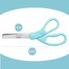imageMr Pen Kids Scissors 6 Pack 5 Inch Blush Bloom Color Ages 4 Stainless Steel Blunt Tip ampamp Ergonomic Plastic Handle Right ampamp Left Handed Safety Scissors for Kids Ages 68 School ampamp PreschoolOcean Whisper