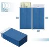 imageMr Pen Money Envelopes for Cash 100 Pack 65quot x 35quot Sky Breeze Craft Paper Cash Envelopes for Money Saving ChallengeBlue