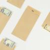 imageMr Pen Money Envelopes for Cash 100 Pack 65quot x 35quot Sky Breeze Craft Paper Cash Envelopes for Money Saving ChallengeBrown