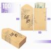 imageMr Pen Money Envelopes for Cash 100 Pack 65quot x 35quot Sky Breeze Craft Paper Cash Envelopes for Money Saving ChallengeNatural Gift Design