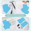 imageMr Pen Money Envelopes for Cash 100 Pack 65quot x 35quot Sky Breeze Craft Paper Cash Envelopes for Money Saving ChallengeSky Breeze