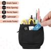 imageMr Pen Cute Pencil Case Pouch Sit ampamp Lay MeshView Design Black ampamp Red Interior Pocket ampamp 2 Elastic Binder Loops Standing Pencil Case for Girls and Boys
