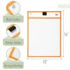imageMr Pen Dry Erase Pocket Sleeves 12 Pack 10quotx14quot Citrus Grove Color Theme Dry Erase Pockets Reusable Sleeves Job Ticket Holders with Marker Holder ampamp Metal Eyelet