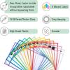 imageMr Pen Dry Erase Pocket Sleeves 6 Pack 10quotx14quot Ocean Breeze Color Theme Dry Erase Pockets Reusable Sleeves Job Ticket Holders with Marker Holder ampamp Metal EyeletBright  Pastel Colors
