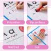 imageMr Pen Dry Erase Pocket Sleeves 6 Pack 10quotx14quot Ocean Breeze Color Theme Dry Erase Pockets Reusable Sleeves Job Ticket Holders with Marker Holder ampamp Metal EyeletBright Colors