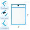 imageMr Pen Dry Erase Pocket Sleeves 6 Pack 10quotx14quot Ocean Breeze Color Theme Dry Erase Pockets Reusable Sleeves Job Ticket Holders with Marker Holder ampamp Metal EyeletOcean Breeze