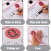 imageMr Pen Dry Erase Pocket Sleeves 6 Pack 10quotx14quot Ocean Breeze Color Theme Dry Erase Pockets Reusable Sleeves Job Ticket Holders with Marker Holder ampamp Metal EyeletPastel Colors
