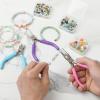 imageMr Pen Jewelry Pliers Set 3 Pack Candy Colors Rubber Handle ampamp Ergonomic Design Mini Pliers for Jewelry Making Tools Small Wire Cutters for CraftingCandy Colors