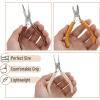 imageMr Pen Jewelry Pliers Set 3 Pack Candy Colors Rubber Handle ampamp Ergonomic Design Mini Pliers for Jewelry Making Tools Small Wire Cutters for CraftingAutumn
