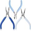 imageMr Pen Jewelry Pliers Set 3 Pack Candy Colors Rubber Handle ampamp Ergonomic Design Mini Pliers for Jewelry Making Tools Small Wire Cutters for CraftingShades of Blue