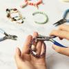imageMr Pen Jewelry Pliers Set 3 Pack Candy Colors Rubber Handle ampamp Ergonomic Design Mini Pliers for Jewelry Making Tools Small Wire Cutters for CraftingShades of Blue