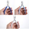 imageMr Pen Jewelry Pliers Set 3 Pack Candy Colors Rubber Handle ampamp Ergonomic Design Mini Pliers for Jewelry Making Tools Small Wire Cutters for CraftingShades of Blue